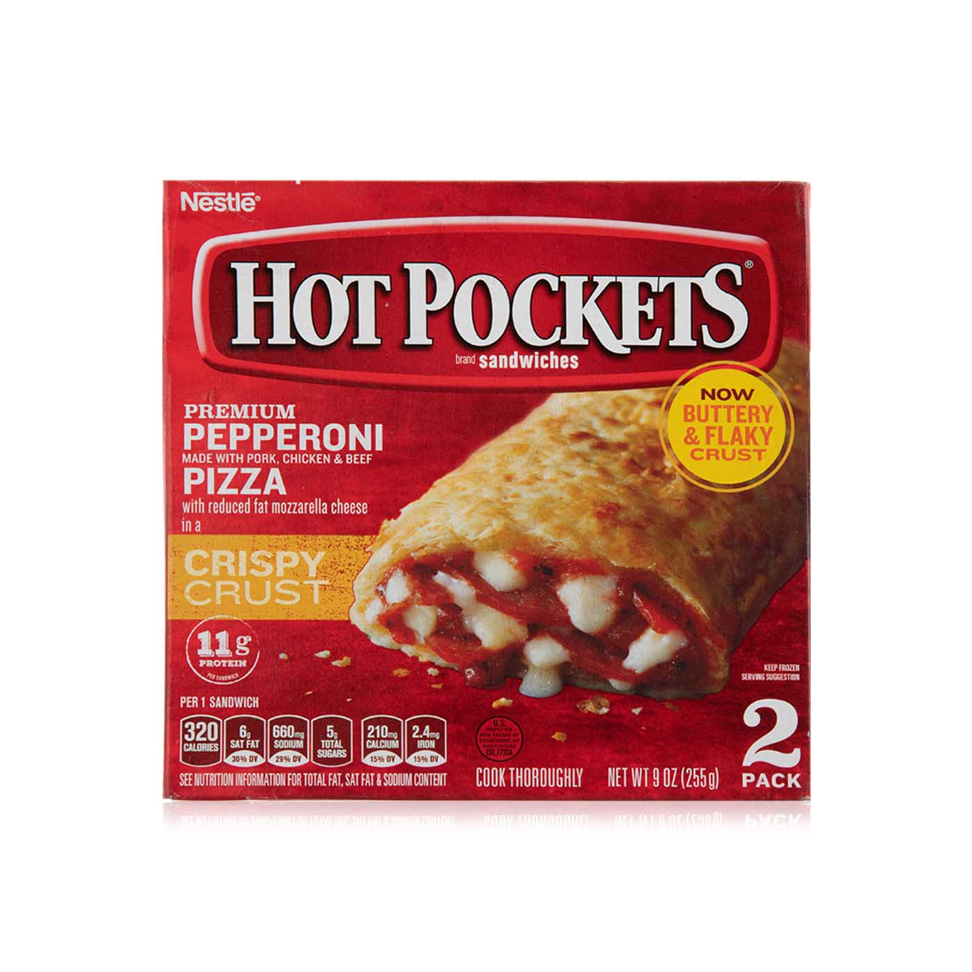 Hot Pockets Frozen Pepperoni Pizza Rolls 255G