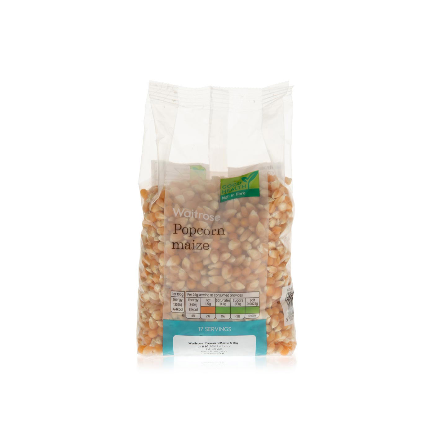 Waitrose lovelife popcorn maize 510g Spinneys UAE