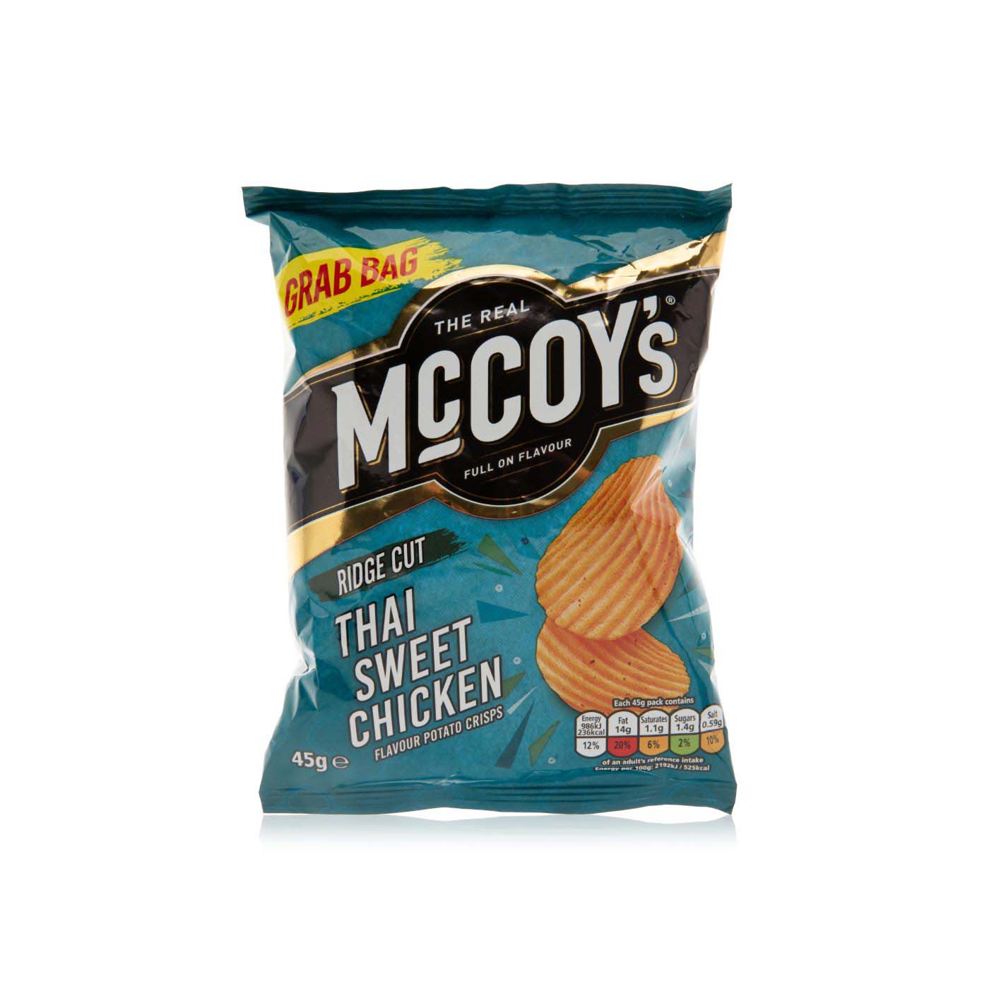 The Real Mccoy's Thai Sweet Chicken Crisps 45g