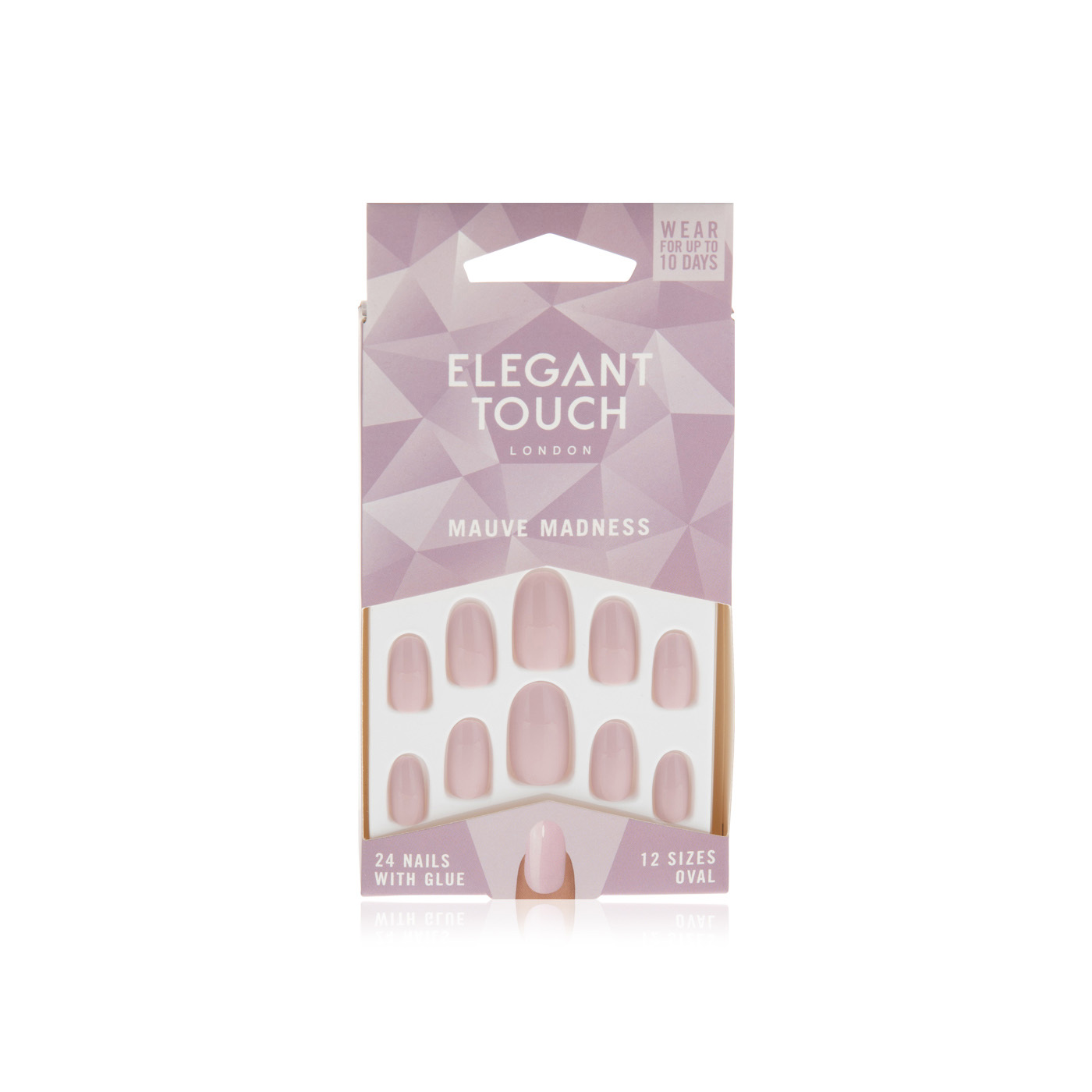 Elegant Touch Core Colour Mauve Madness Nail Design