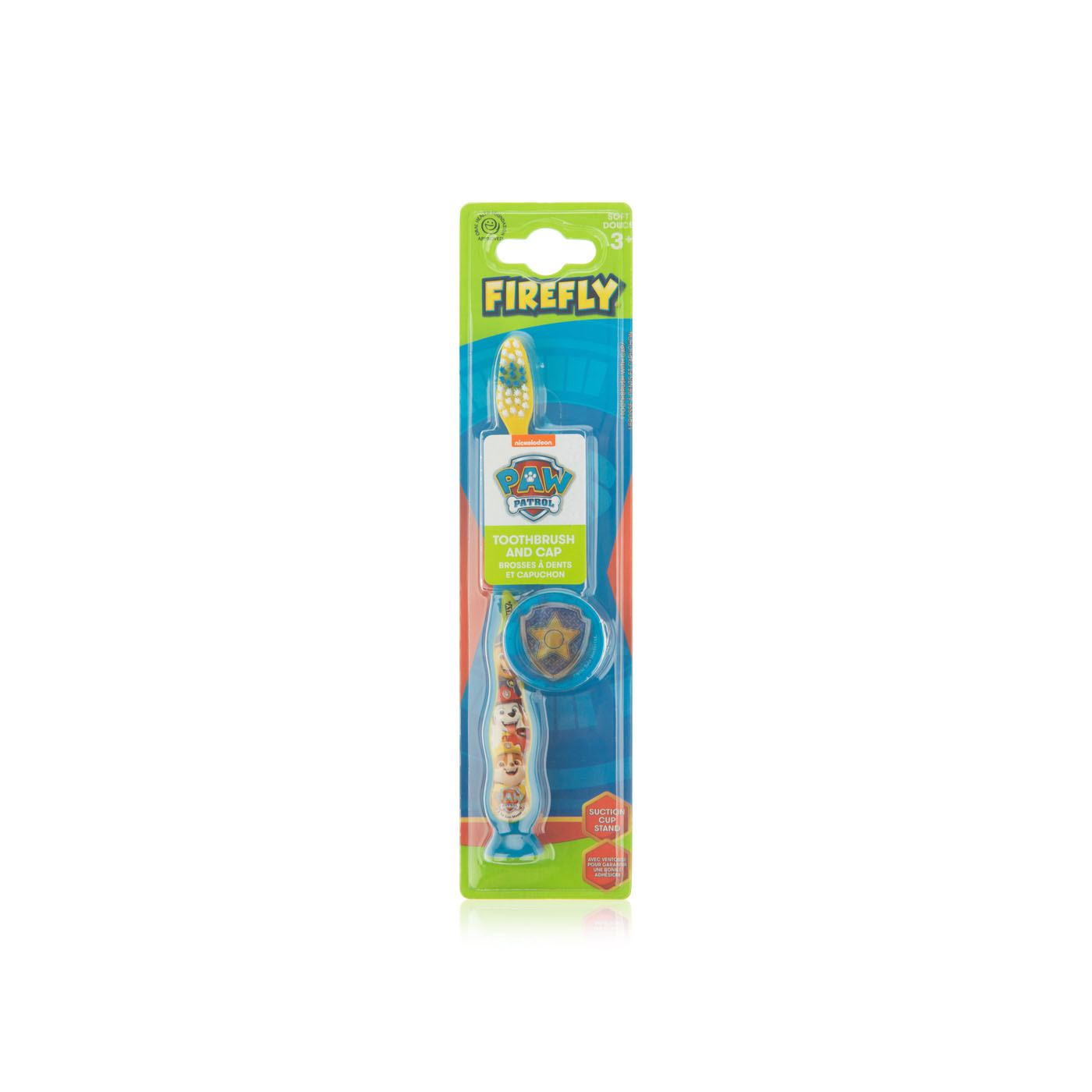 Firefly Nickelodeon Paw Patrol kids toothbrush with suction cup and ...