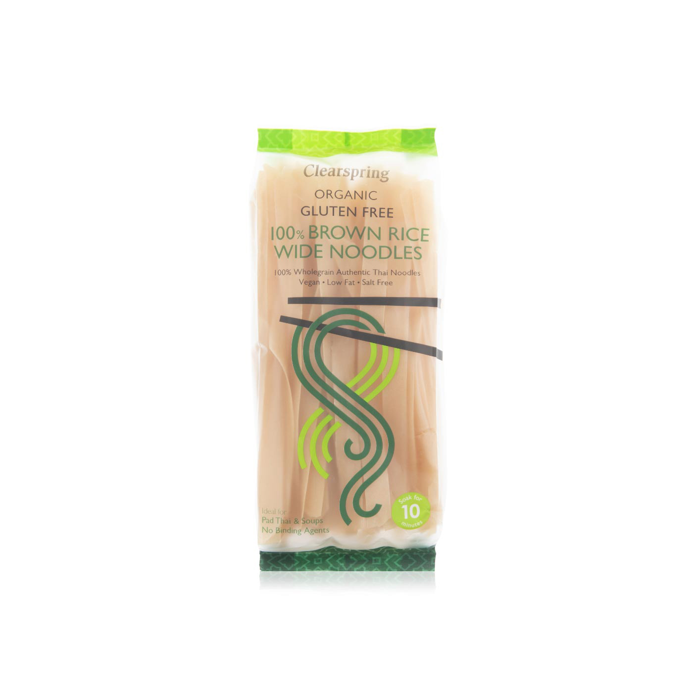 Clearspring Organic Gluten-Free 100% Brown Rice Wide Noodles 200g