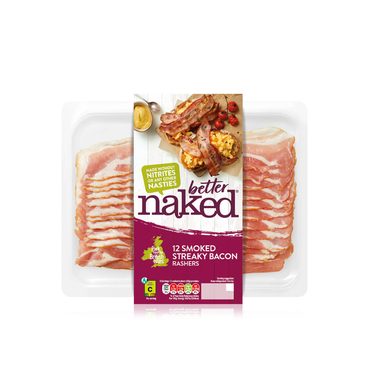 Finnebrogue Naked Smoked Streaky Bacon G Spinneys Uae