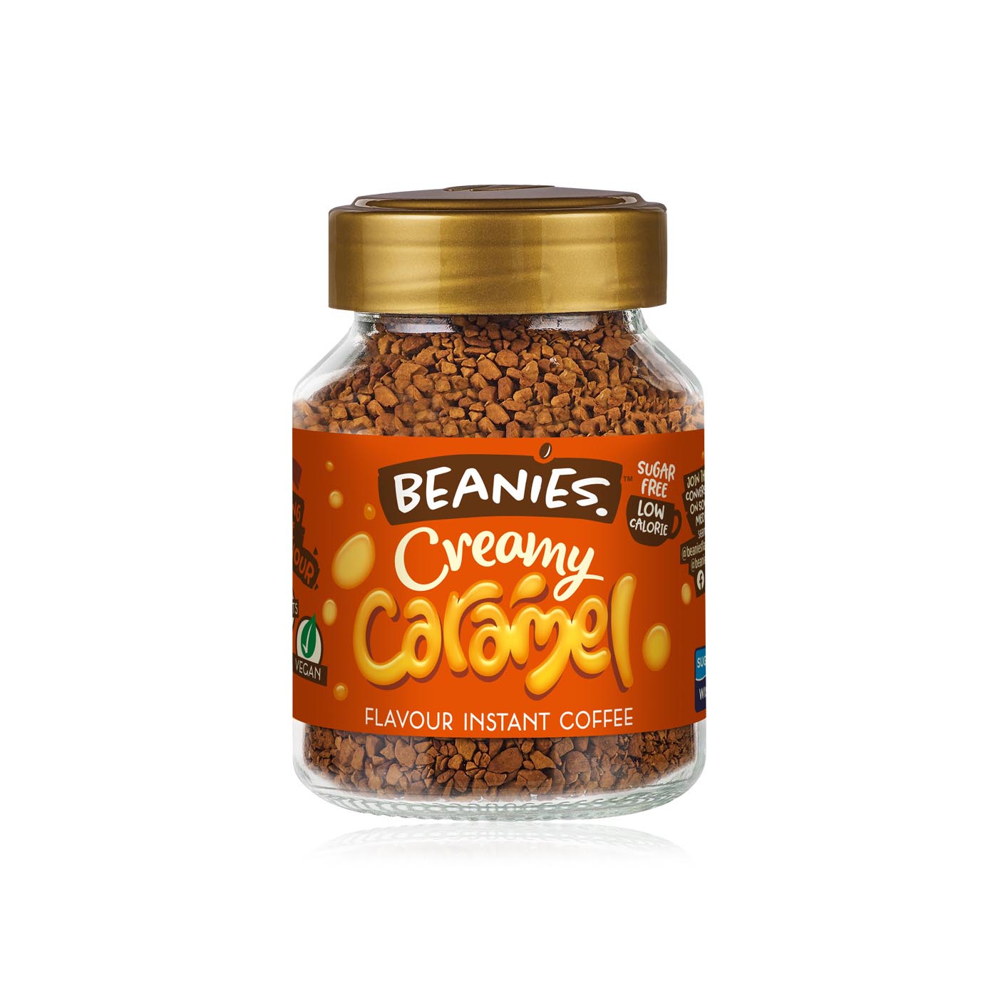 Beanies creamy caramel flavour coffee 50g Spinneys UAE