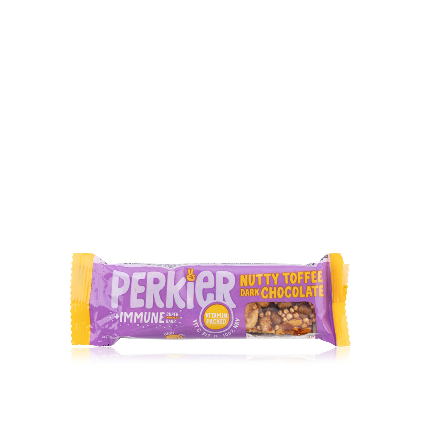 Perkier Nutty Toffee Dark Chocolate Bar 37g