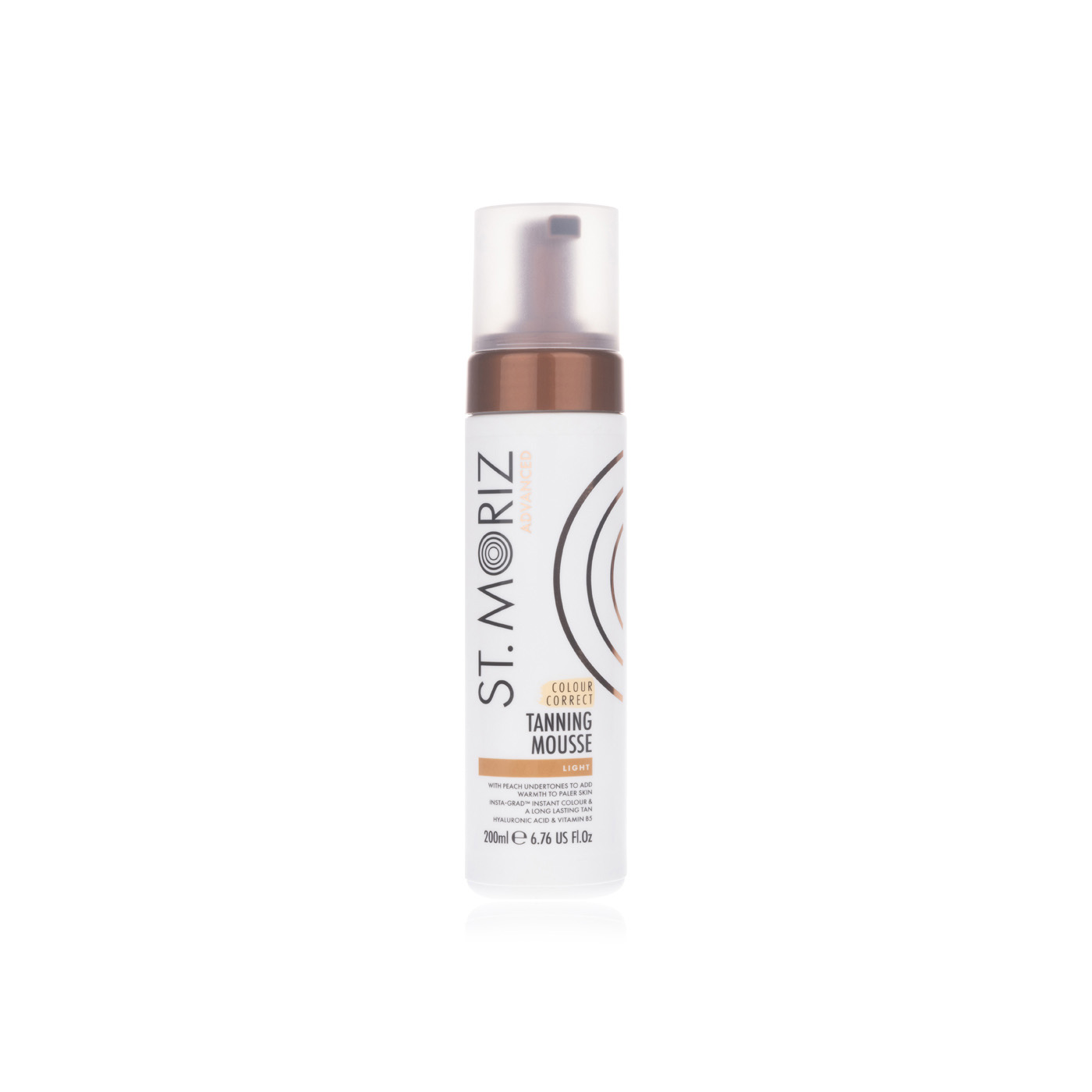 St Moriz Advanced Colour Correcting Tanning Mousse Light 200ml