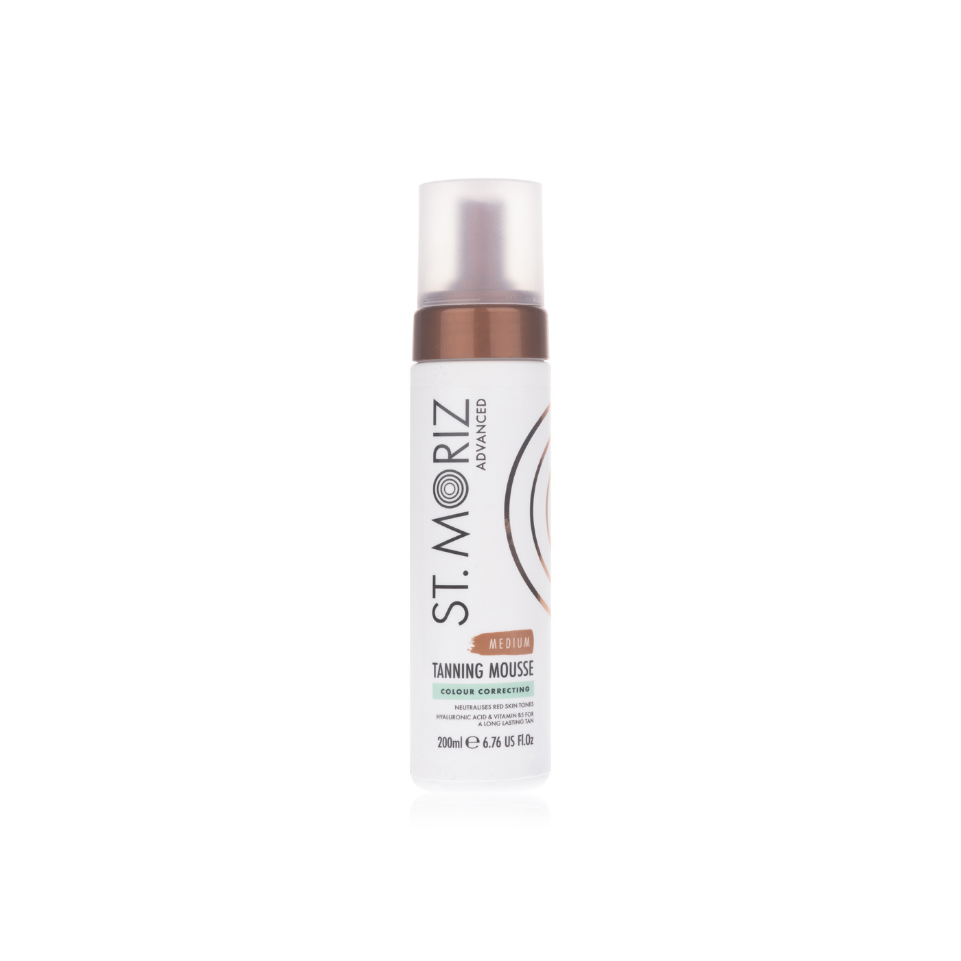 St Moriz Advanced Colour Correcting Tanning Mousse Medium 200ml