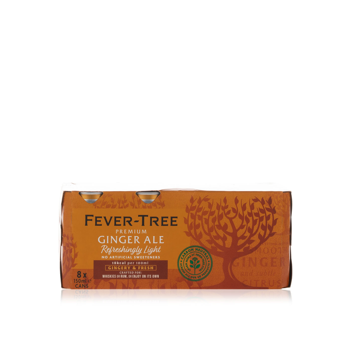 Fever Tree Light Ginger Ale 150ml x 8