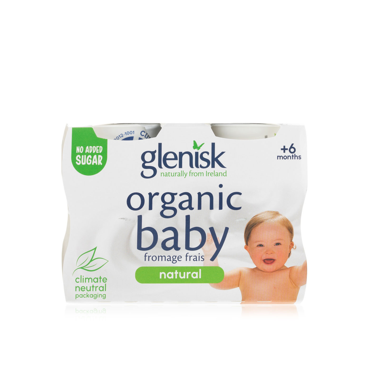 Glenisk Organic Baby Natural Fromage Frais 4 Pack +6 Months 240g