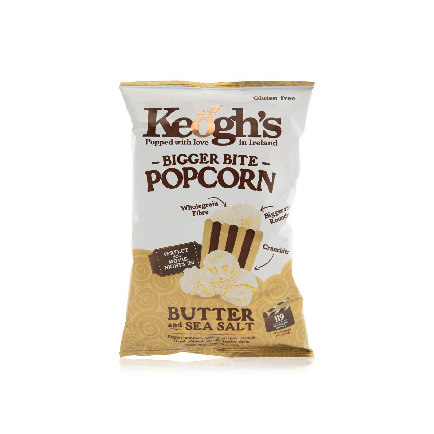 Keogh's Butter and Sea Salt Popcorn 70g