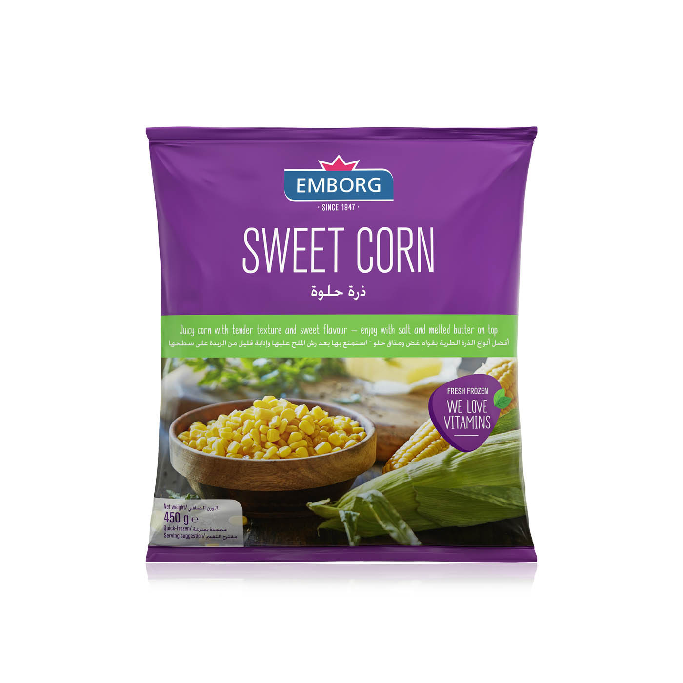 Emborg Frozen Sweet Corn 450G