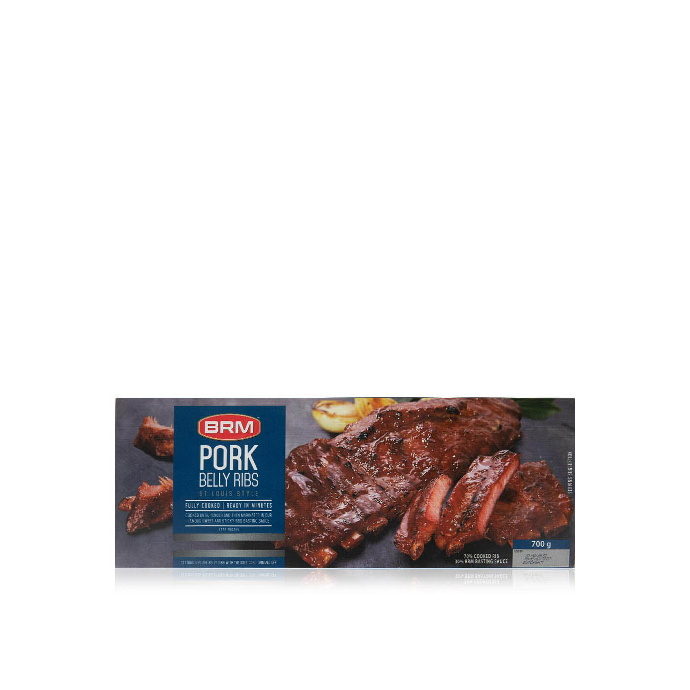 BRM Frozen Cooked Pork Belly Ribs 700G