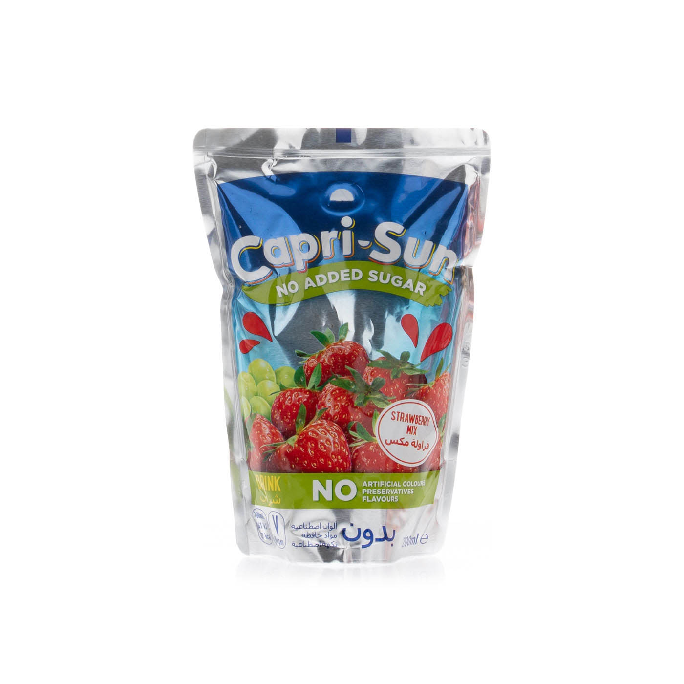 Capri-Sun No Added Sugar Strawberry Juice Drink 200ml