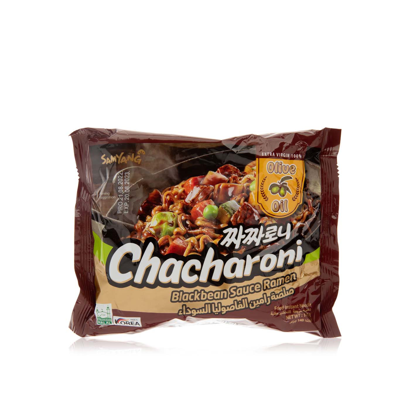 Samyang chacharoni black bean noodle 140g Spinneys UAE