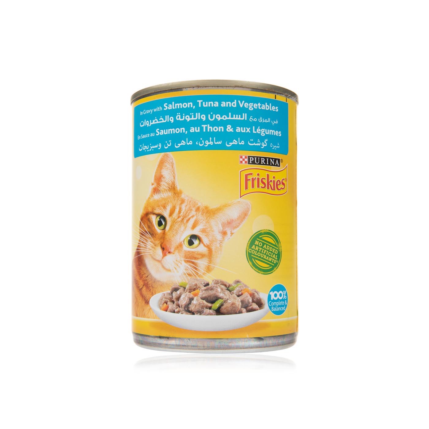 Purina Friskies Salmon, Tuna and Vegetable Cat Food 400g