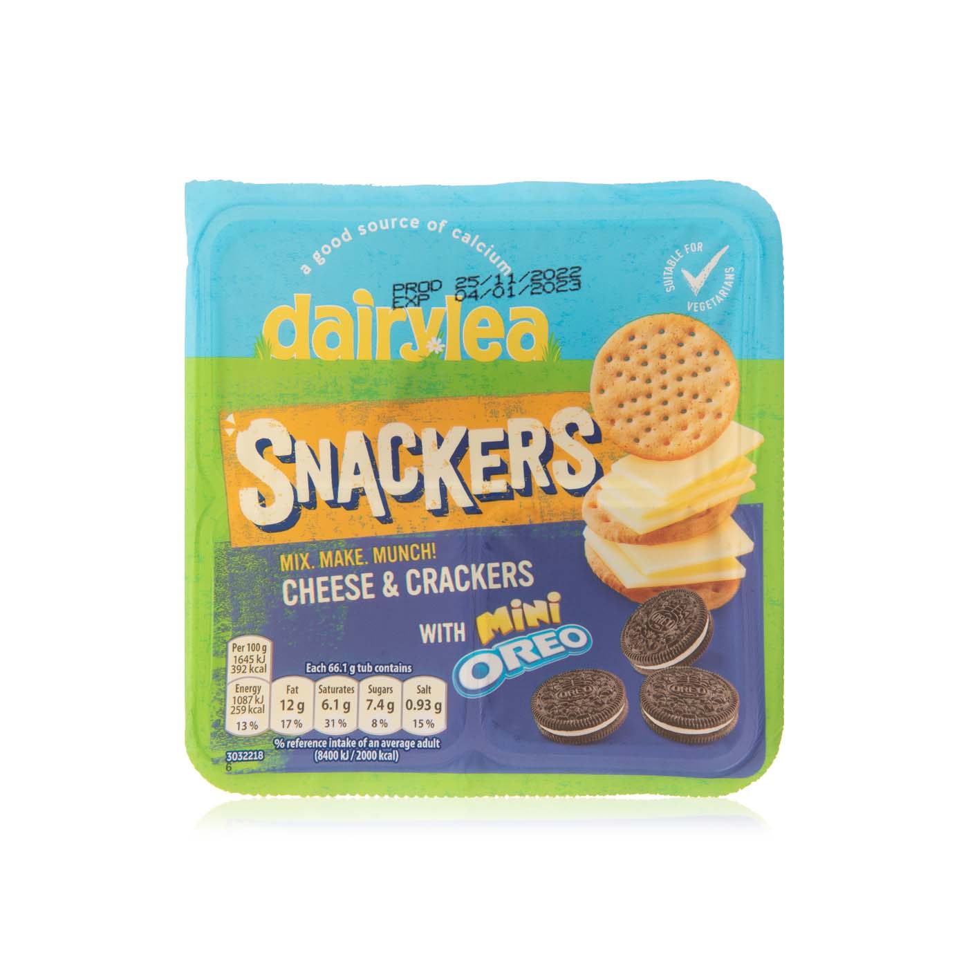 Dairylea Snackers Cheese and Crackers with Mini Oreo 66.1g