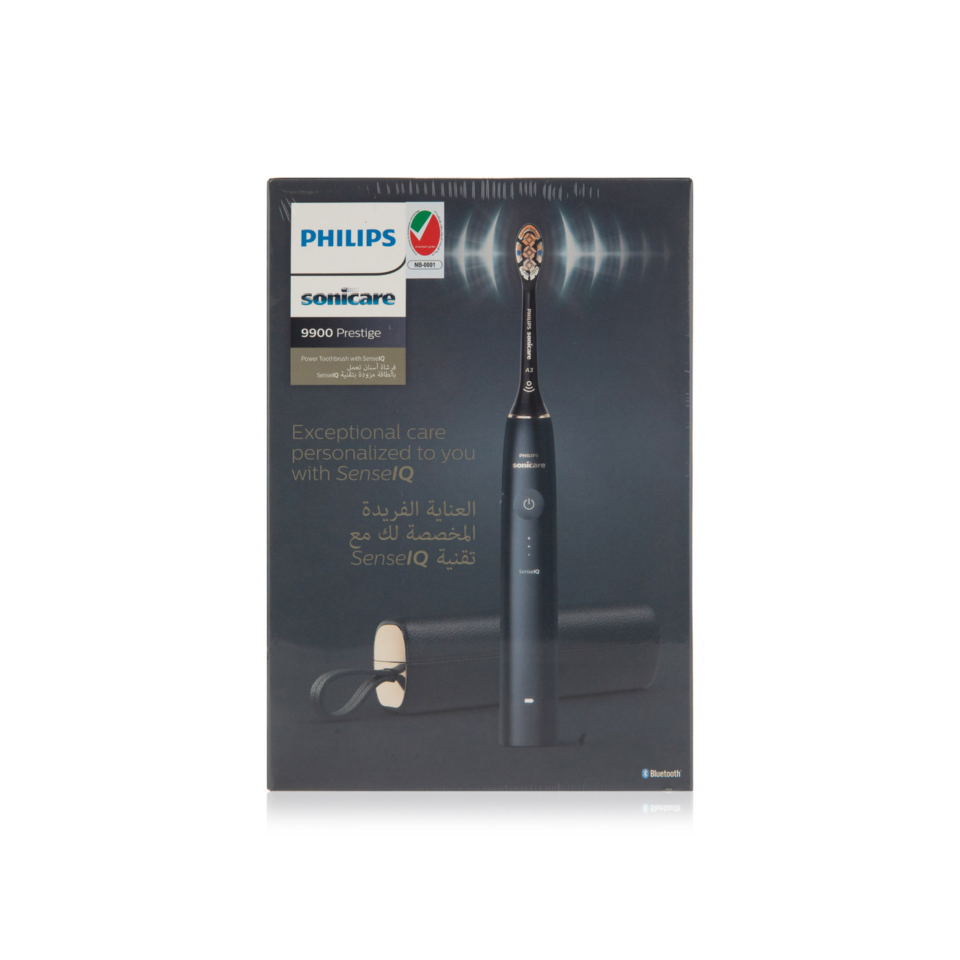 Philips Sonicare 9900 prestige black power toothbrush with senseIQ