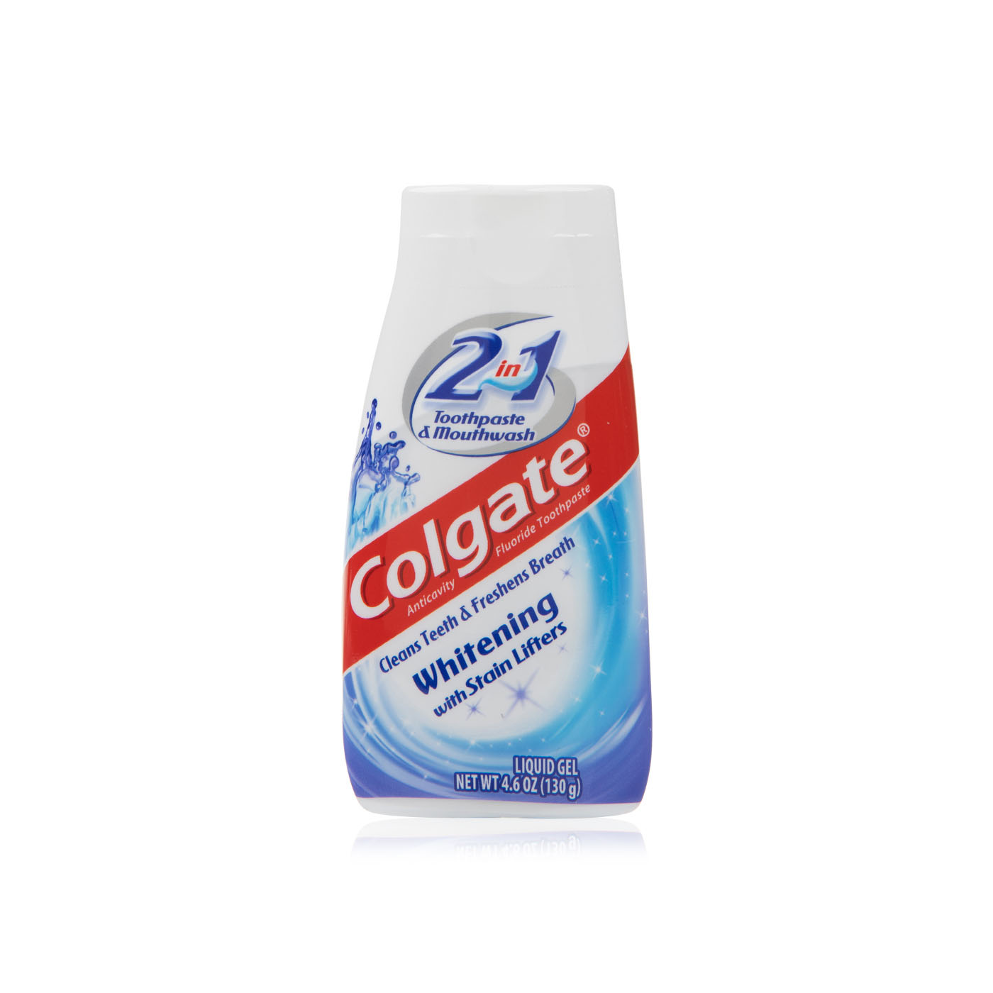 Colgate Gel 2in1 Whitening Toothpaste and Mouthwash 130g