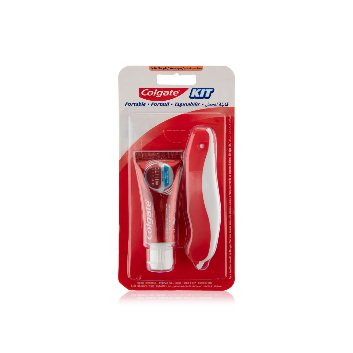 Colgate oral care travel kit toothbrush and toothpaste 20ml Spinneys UAE