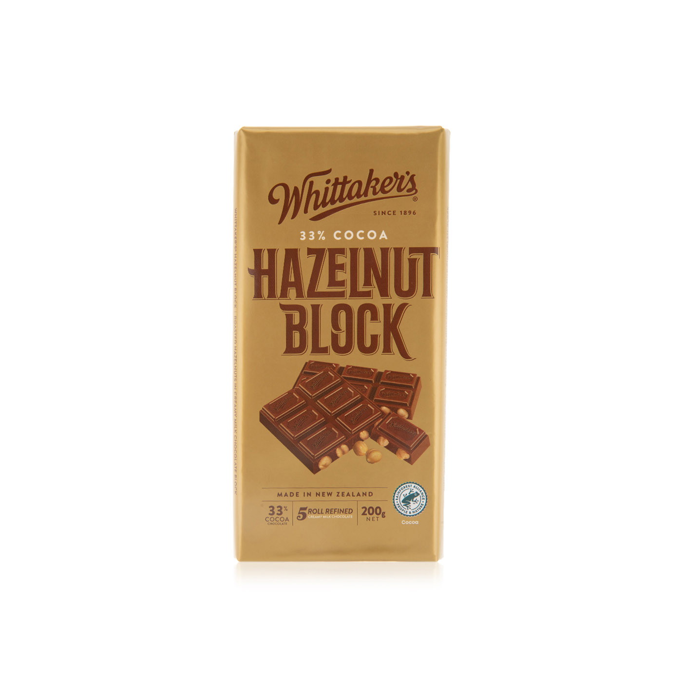 Whittaker's Hazelnut Bar 200g