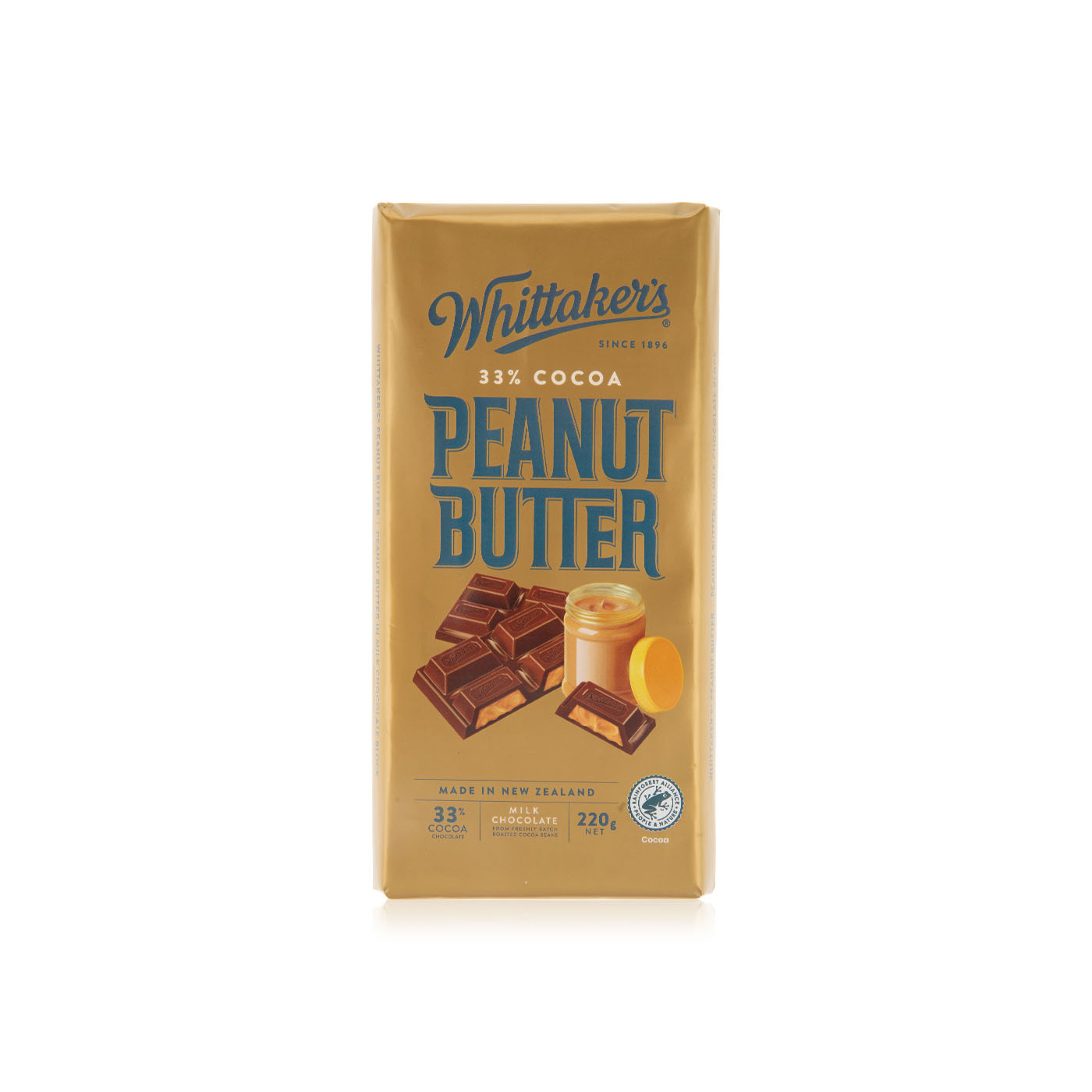Whittaker's Peanut Btter Bar 220g