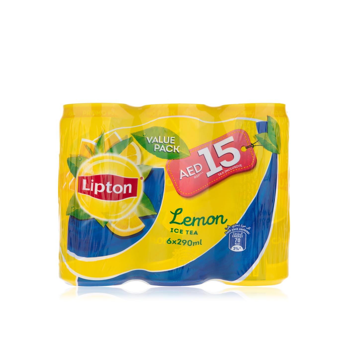 Lipton Ice Tea Lemon 290ml 6 Pack