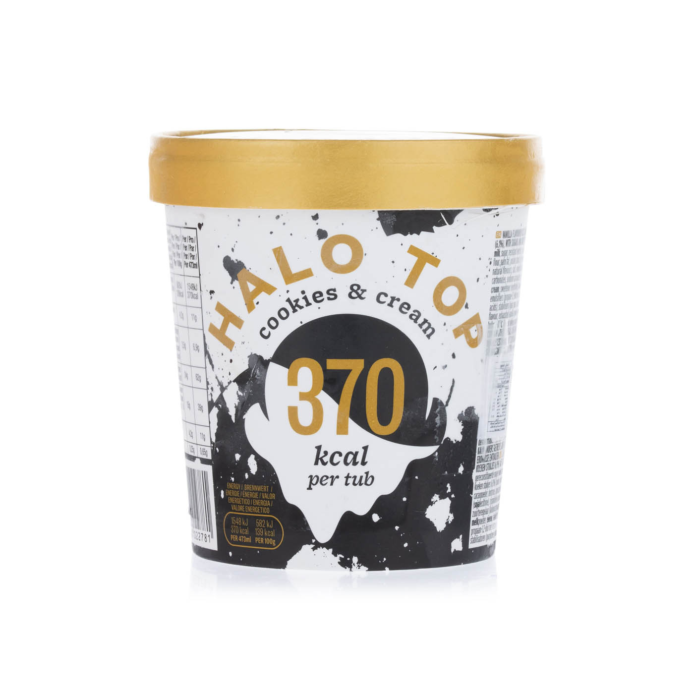 Halo Top Cookies And Cream Frozen Dessert