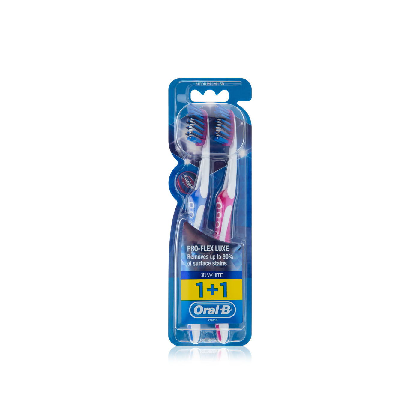 Oral B 3D White Luxe Pro Flex Medium Toothbrush - Spinneys UAE