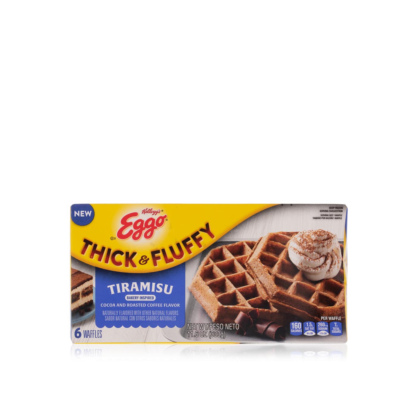 Eggo Thick & Fluffy Tiramisu Waffles 330g