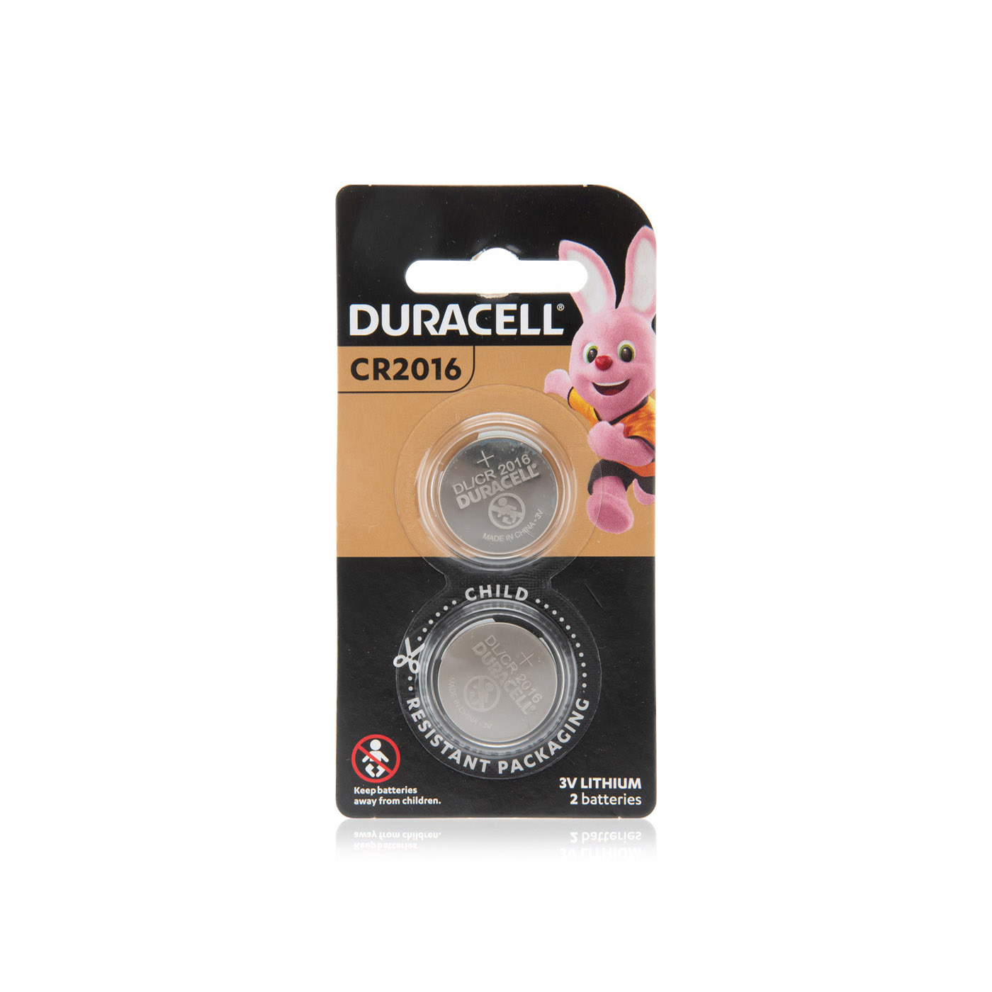 Duracell lithium 2016 coin battery 2 pack CR2016