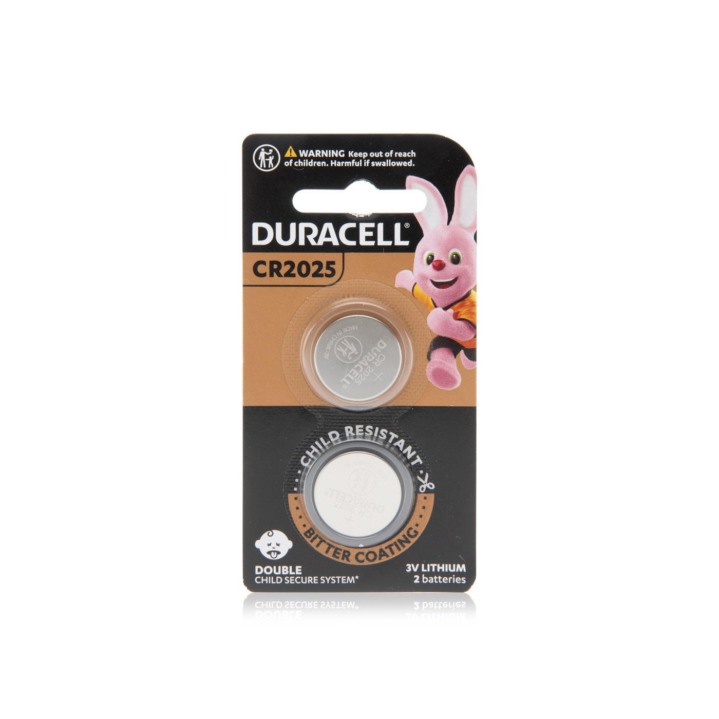 Duracell Lithium 2025 Coin Battery 2 Pack CR2025 - Spinneys UAE