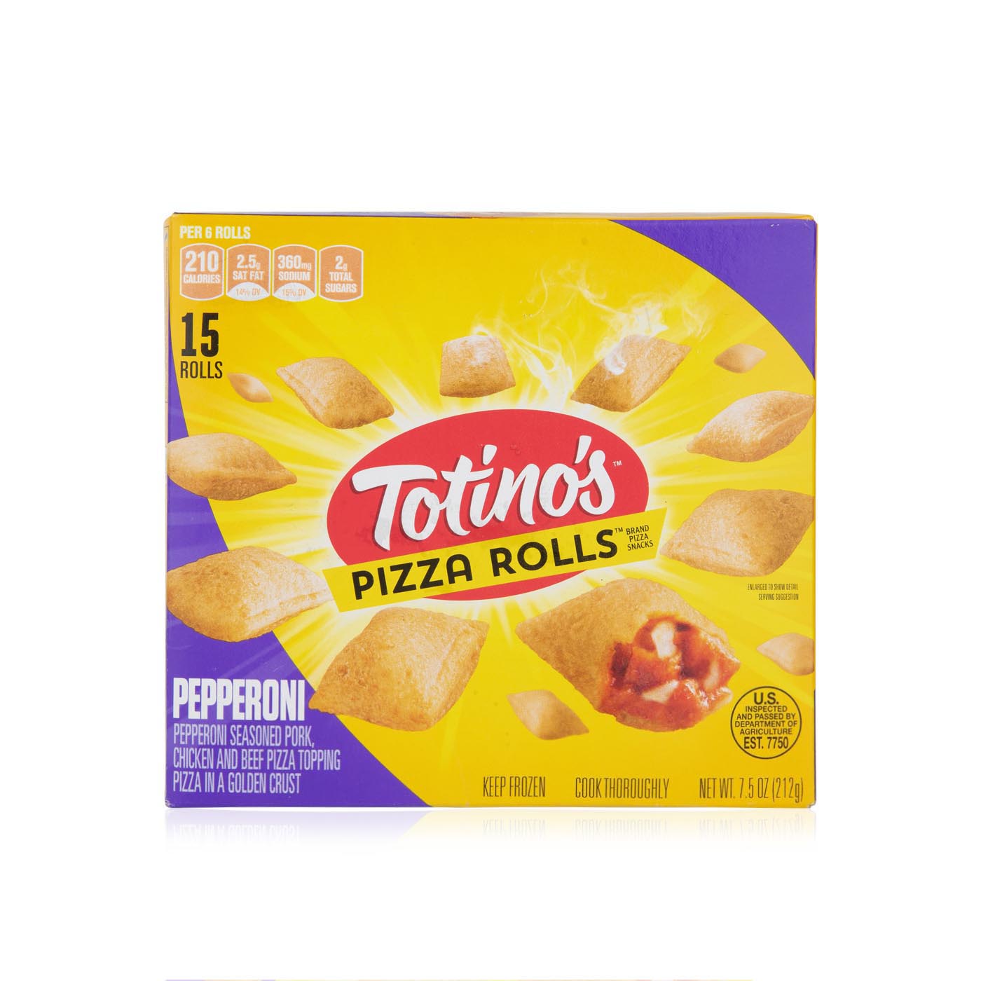 Totino'S Frozen Pepperoni Pizza Rolls 212G