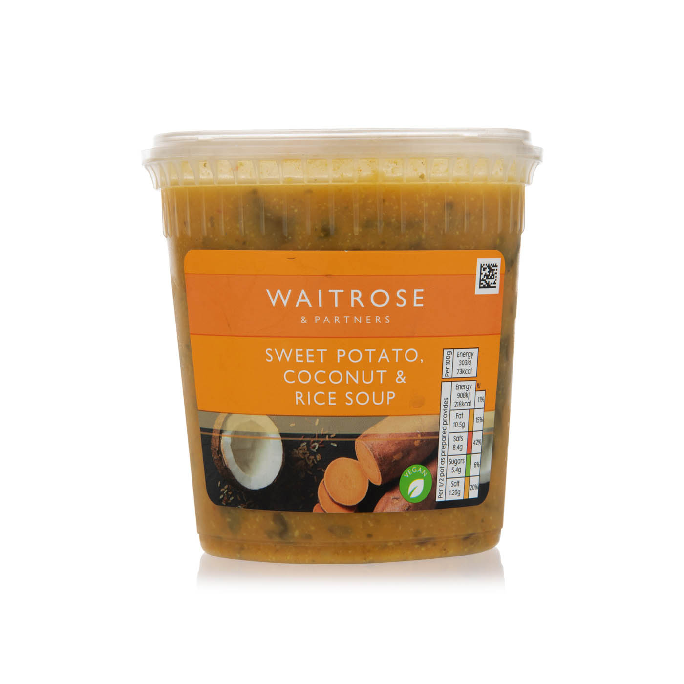 Waitrose Sweet Potato & Coconut Rice Soup 600g