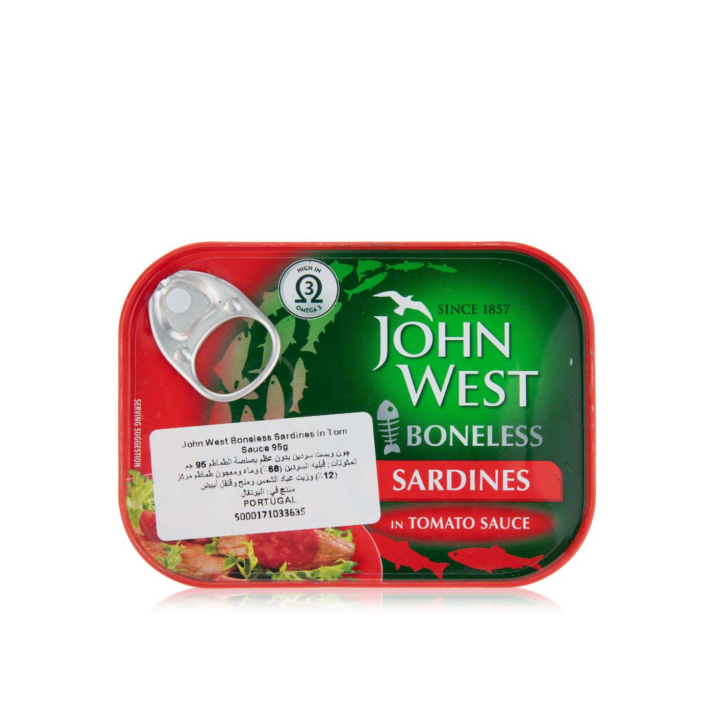 John West boneless sardines in tomato sauce 95g Spinneys UAE