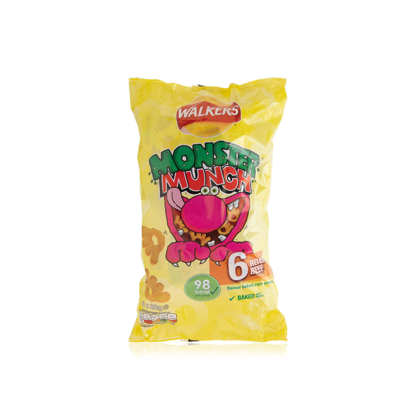 Walkers monster munch roast beef 6x20g - Spinneys UAE