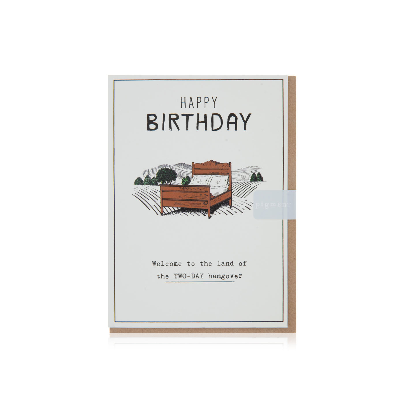Postmark Two Day Hangover Birthday Card