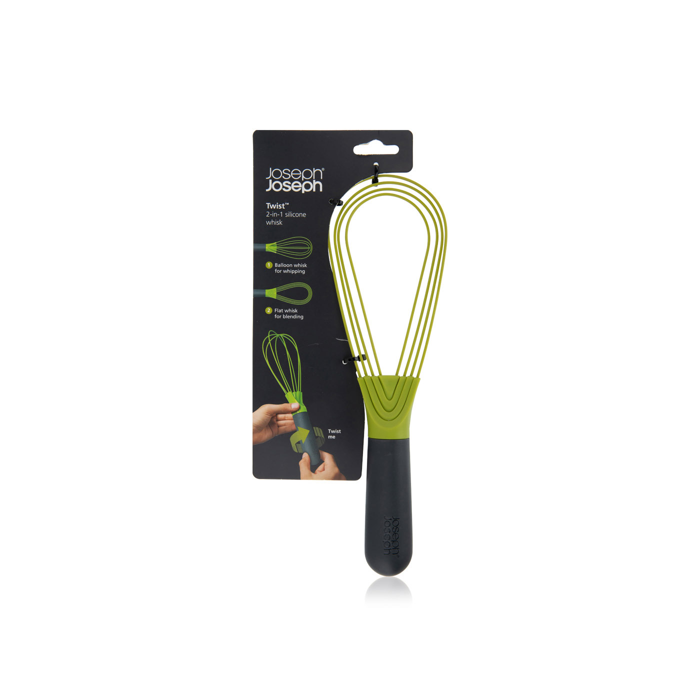 Joseph Joseph Twist Whisk Grey/green
