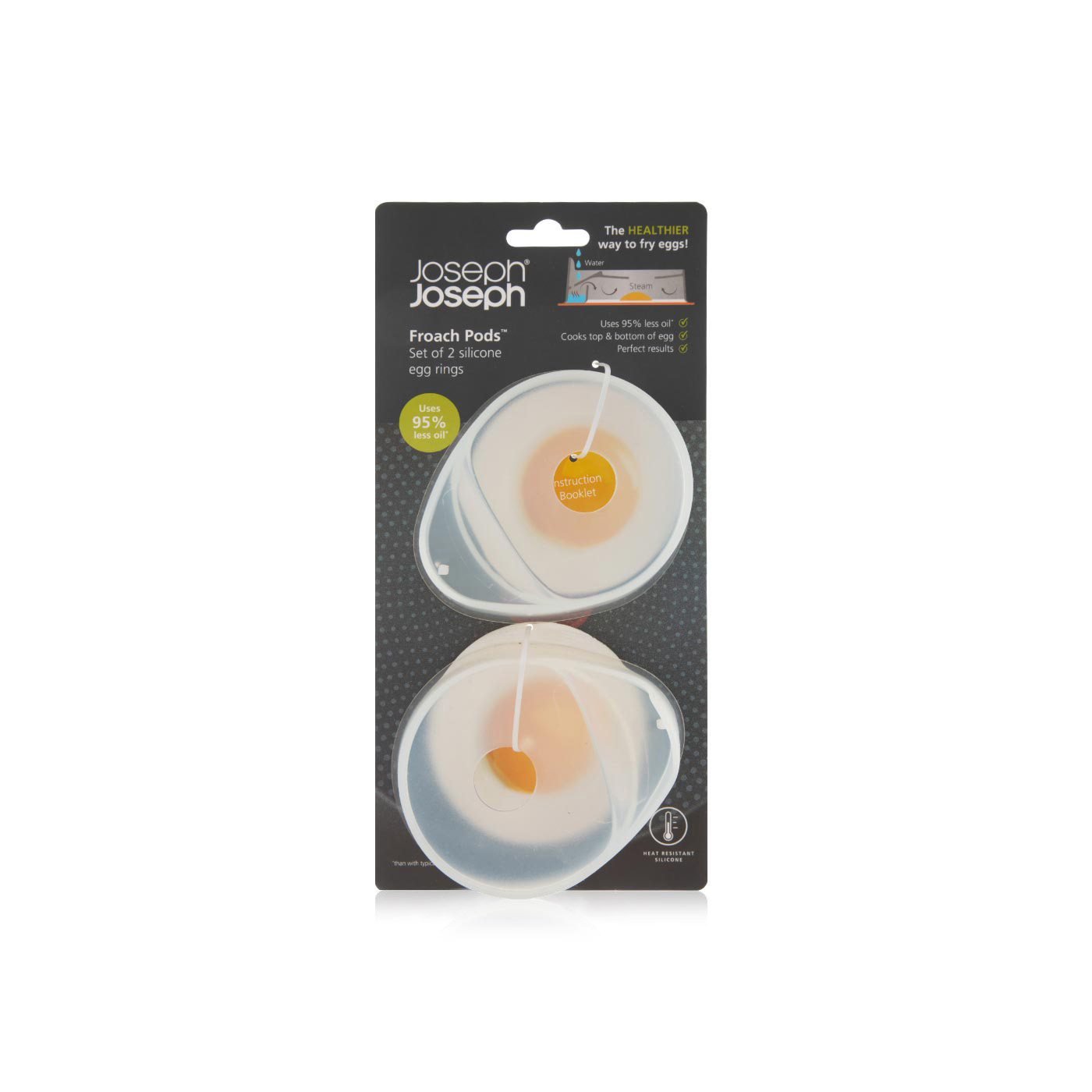 Joseph Joseph Froach Pods Silicone Egg Ring Set 2s