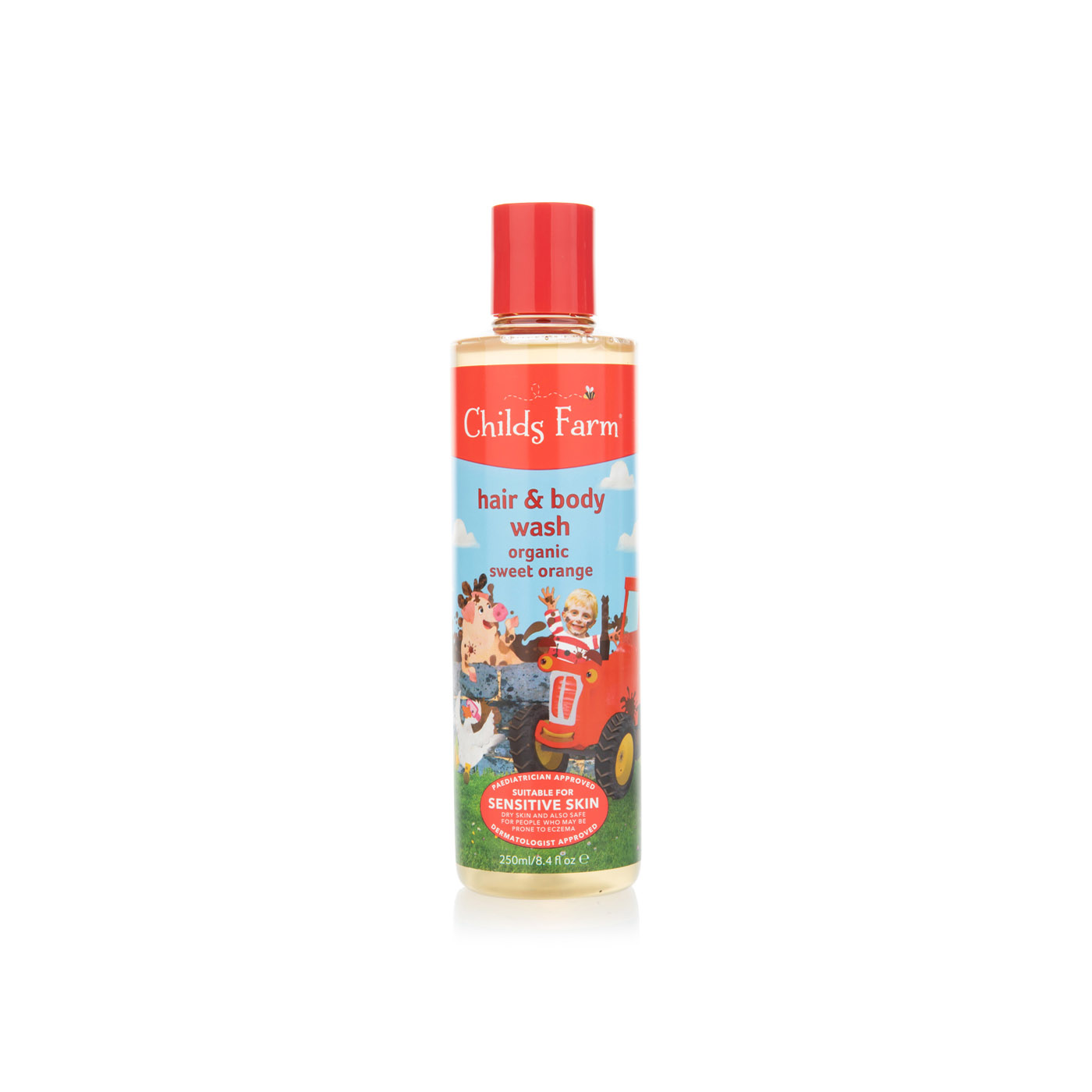 Childs Farm Organic Sweet Orange Hair and Body Wash for Sensitive Skin 250ml