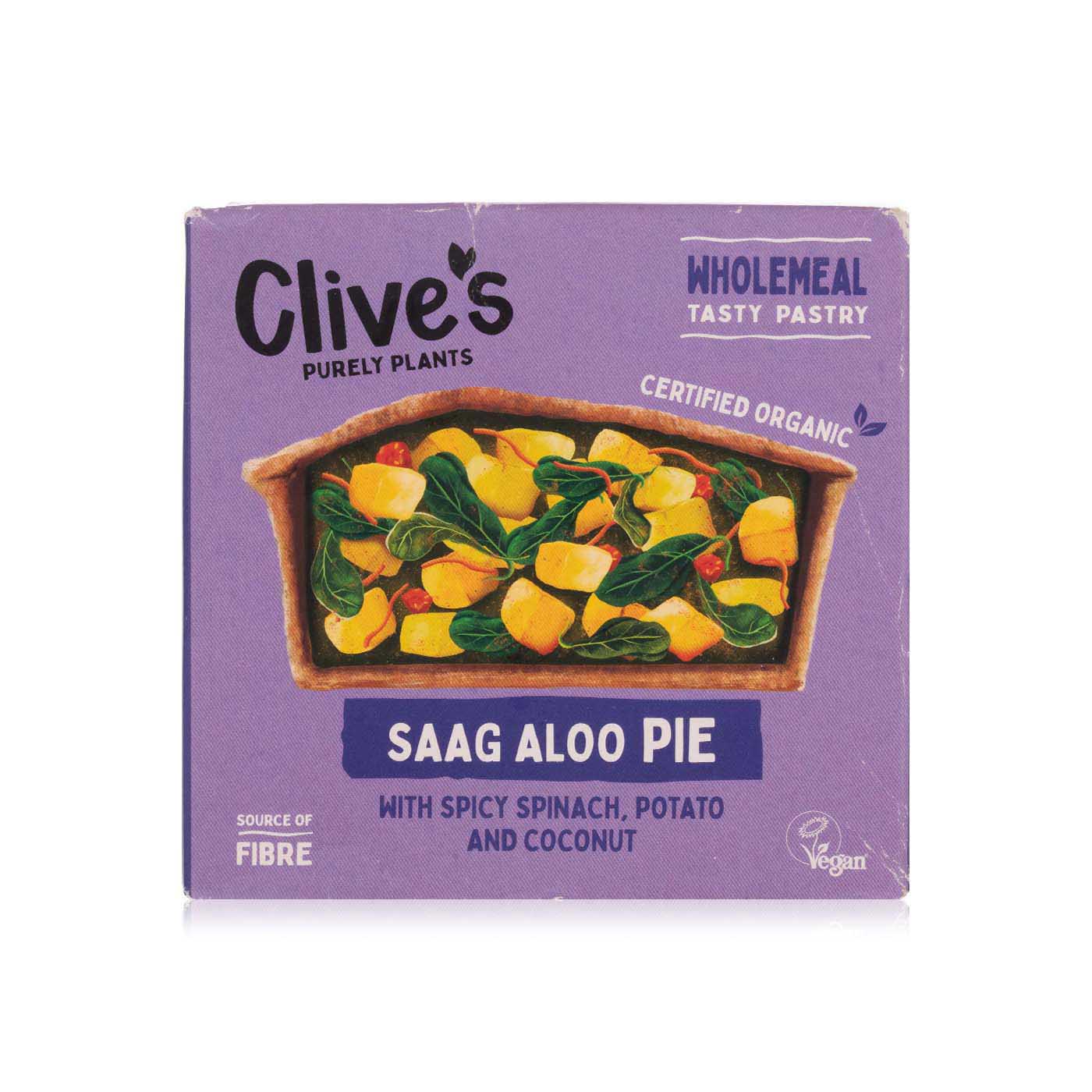 Clive's Frozen Saag Aloo Pie 235G