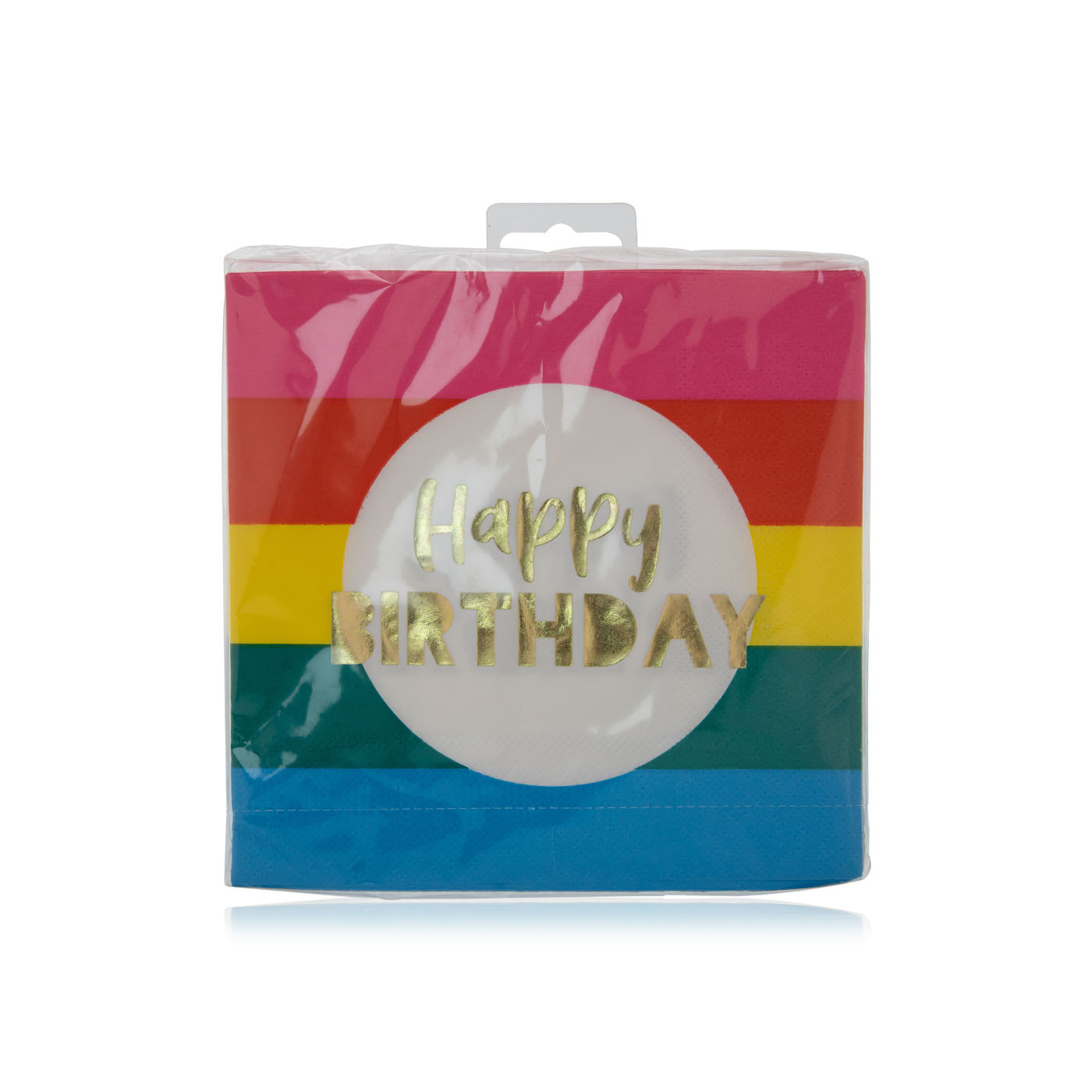 Talking Tables Happy Birthday Rainbow Napkins 33cm
