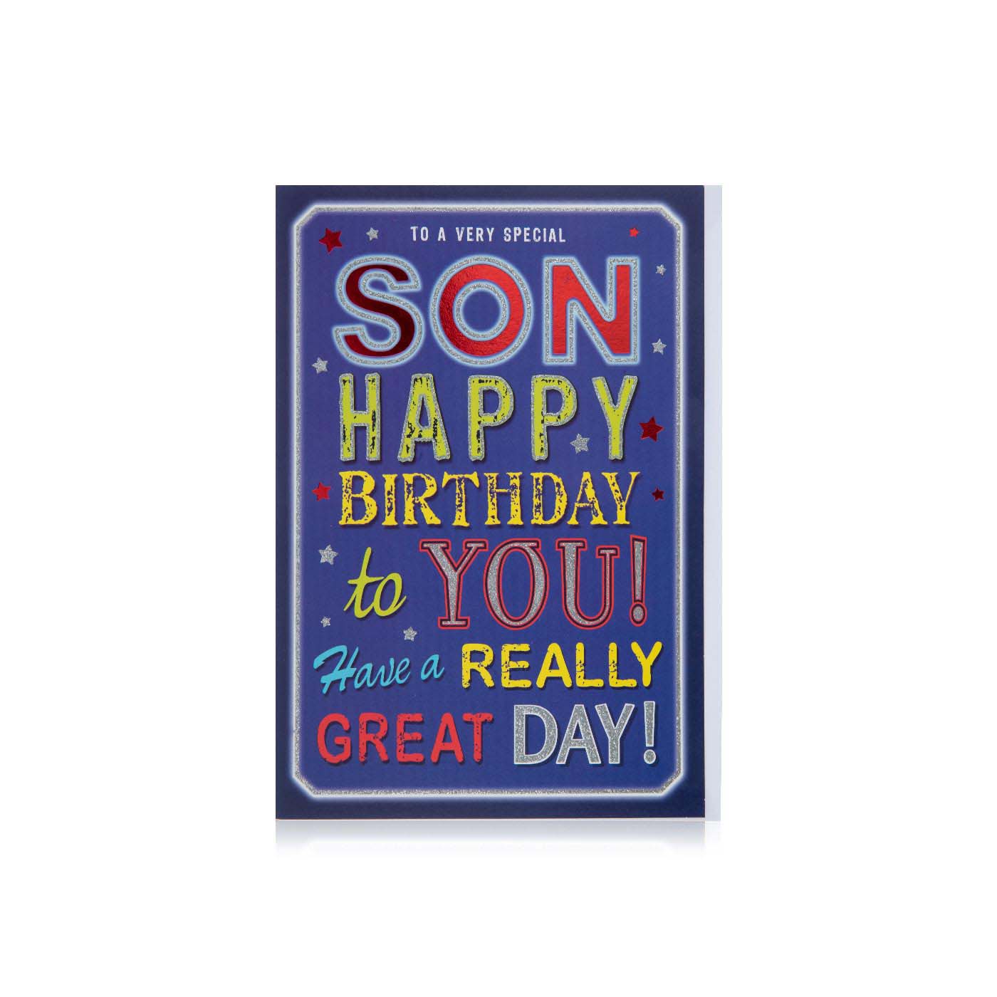UK Greetings to a Very Special Son Happy Birthday Card