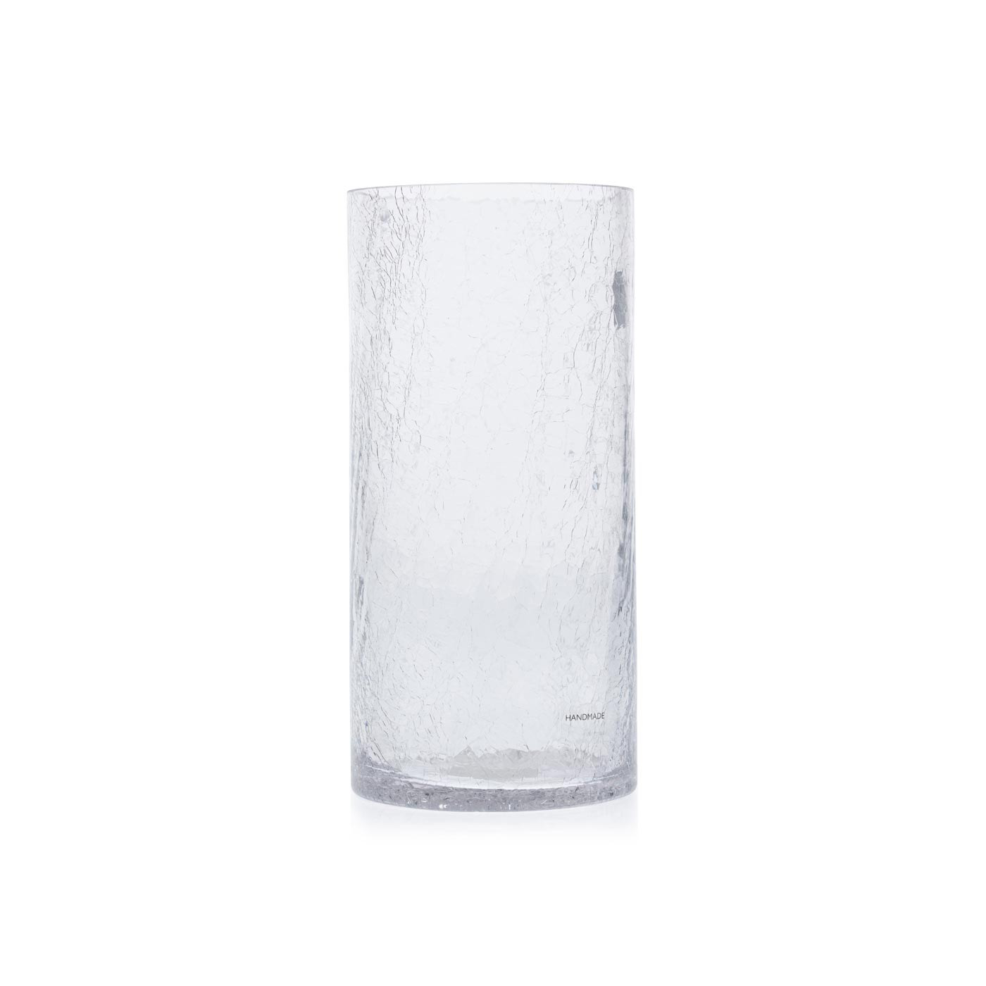 John Lewis Anyday Crackle Cylinder Vase 25cm
