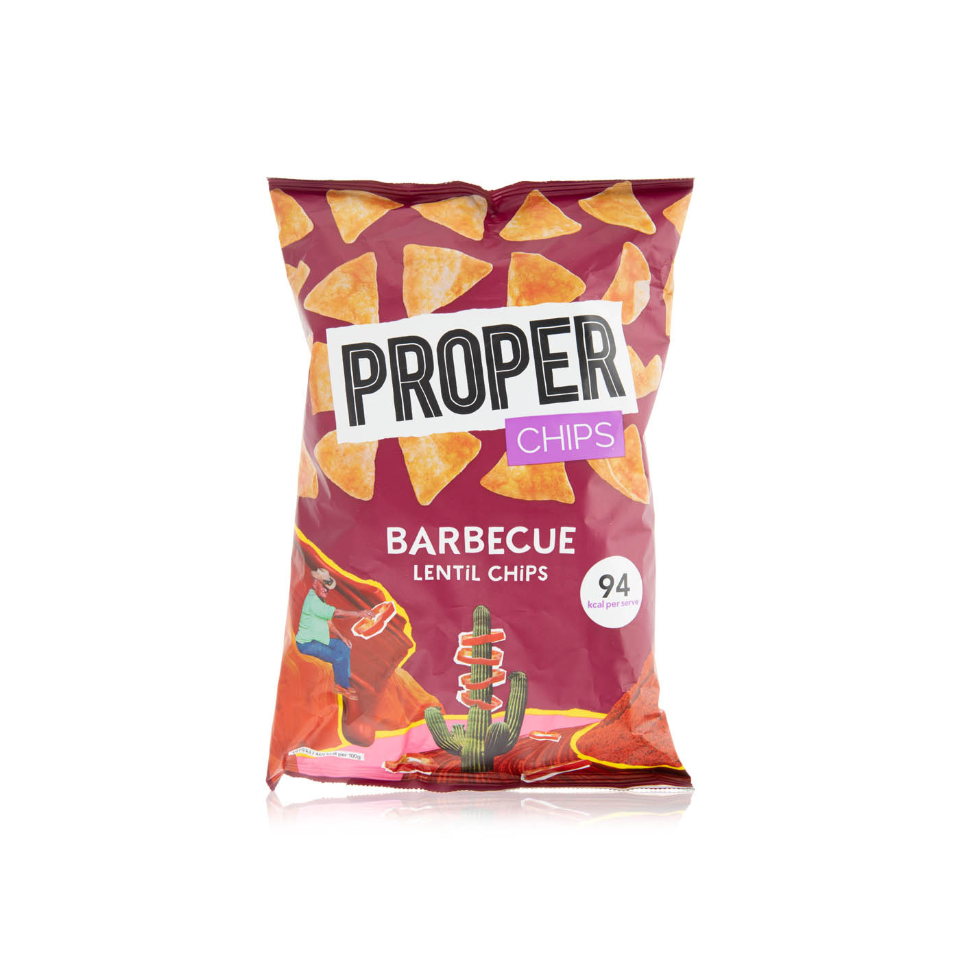 Proper Chips barbecue lentil chips 85g Spinneys UAE