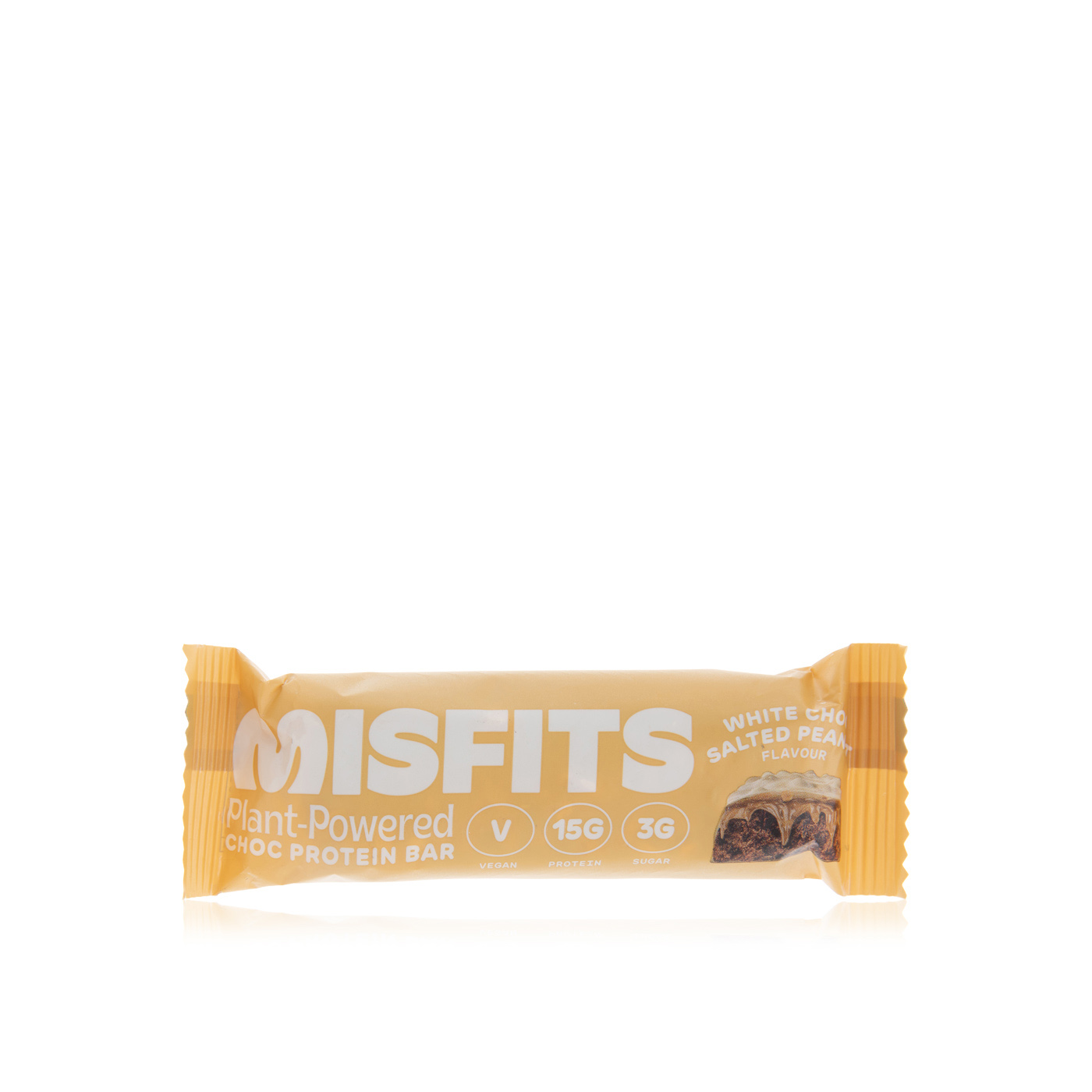 Misfit Vegan White Chocolate Peanut Protein Bar 45g
