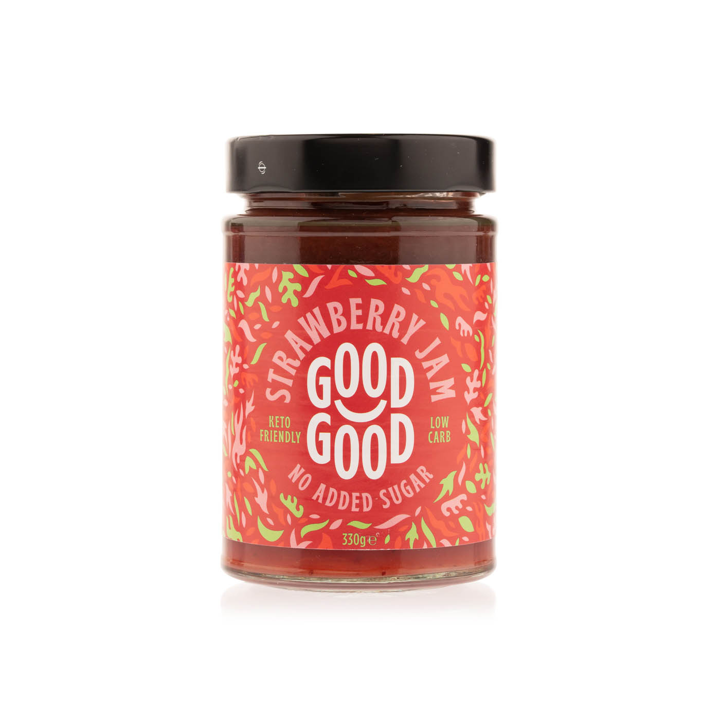 Good Good Strawberry Jam No Added Sugar 330g