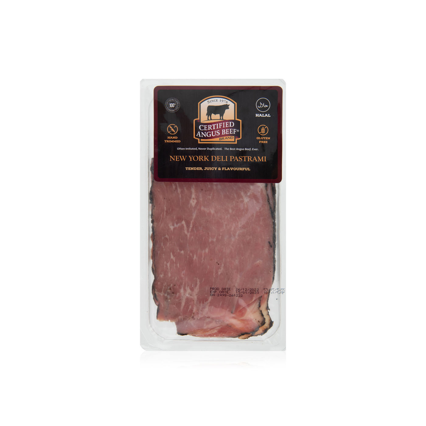 Certified Angus New York Deli Pastrami 150g