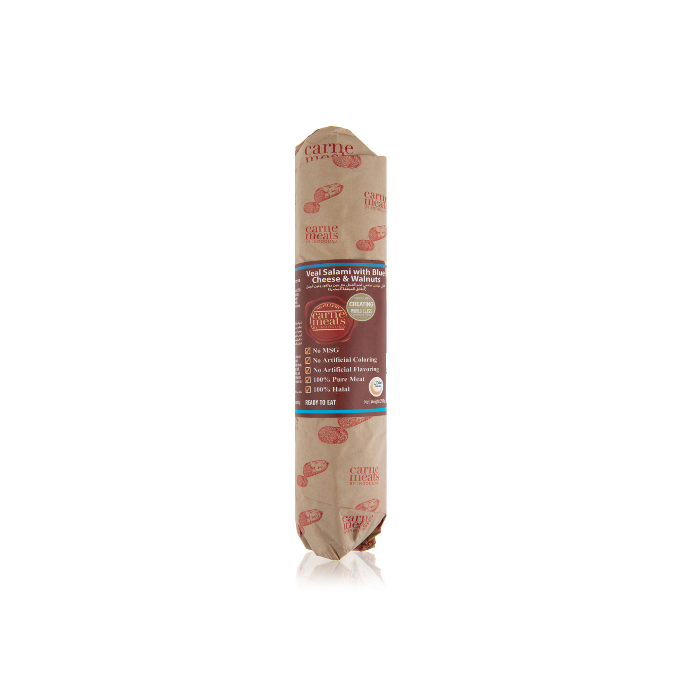 Carne Meats Veal Salami Cheese Walnut 250g