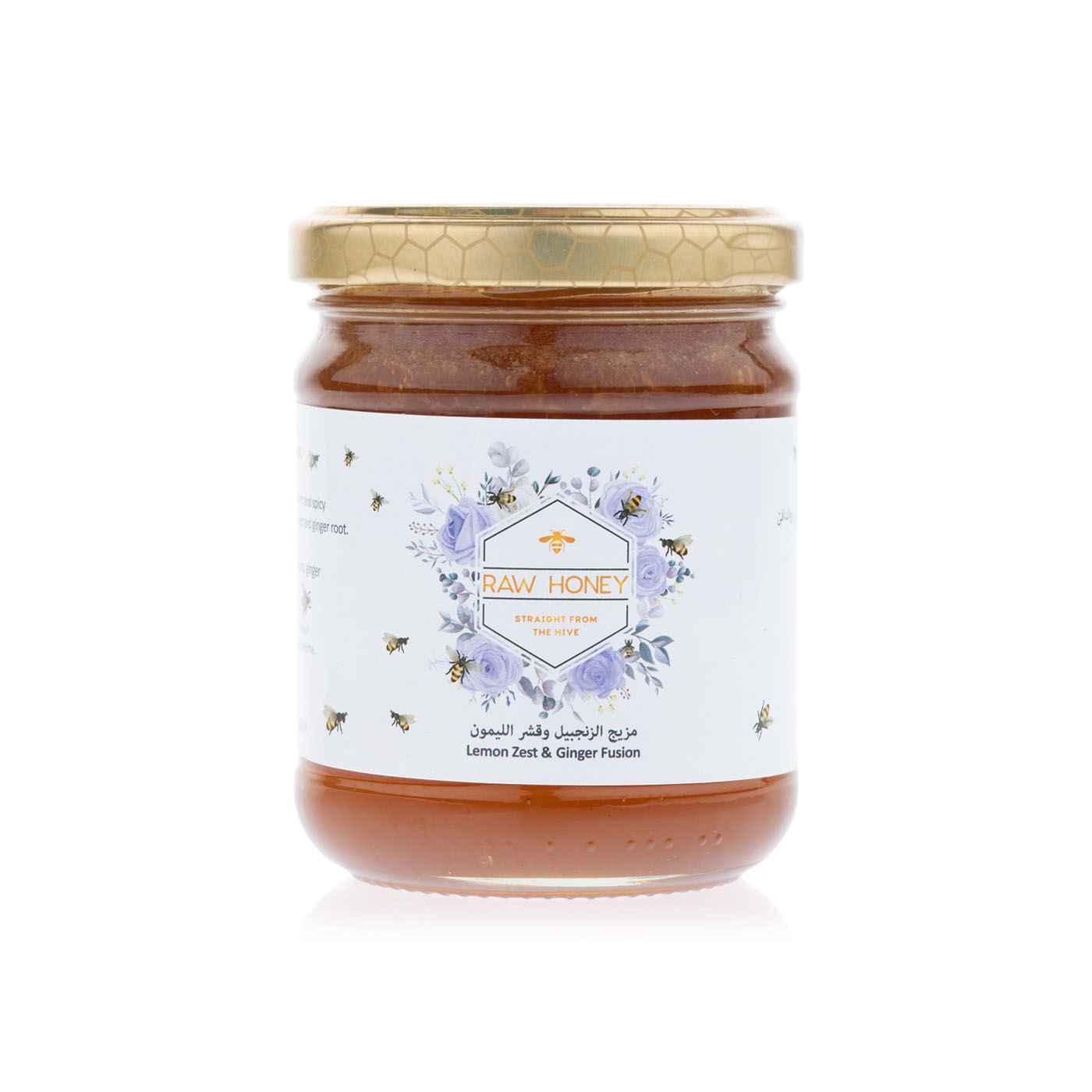 Balqees Raw Honey, Lemon Zest & Ginger Fusion 250g