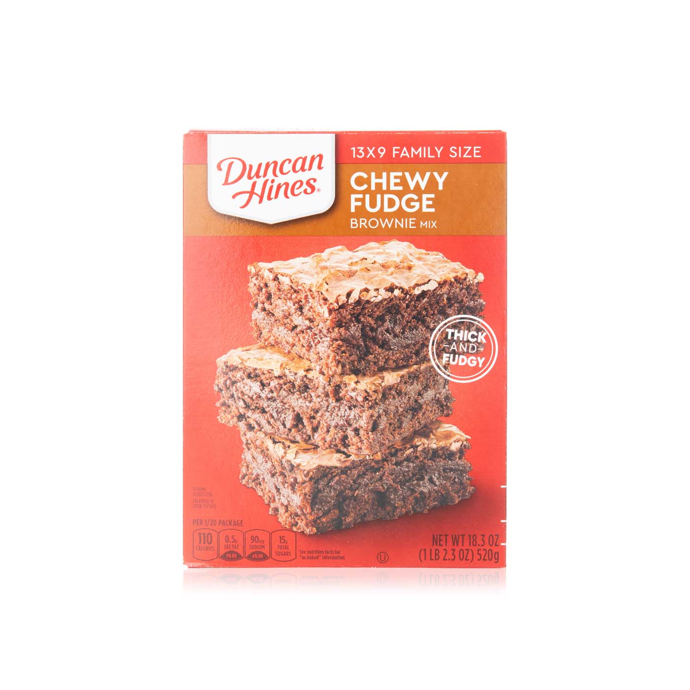Duncan Hines chewy fudge brownie mix 520g Spinneys UAE